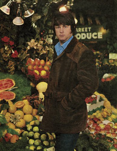 BW contemplating some Veg-a-Tables back in 1967