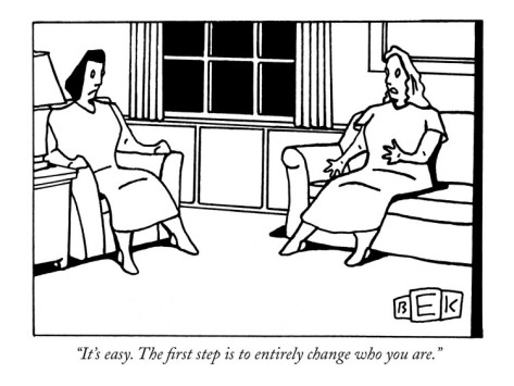 bruce-eric-kaplan-it-s-easy-the-first-step-is-to-entirely-change-who-you-are-new-yorker-cartoon