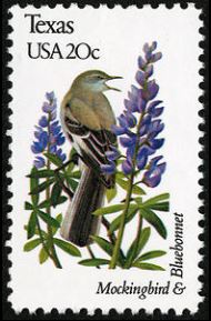 1995-texas-mockingbird-and-bluebonnet