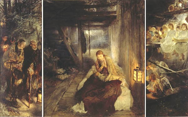 Die heilige Nacht (Triptychon). 1888/89